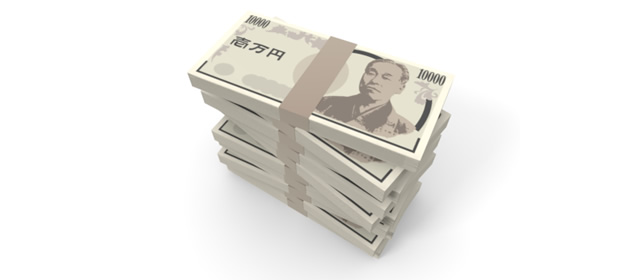 札束｜積み重ねる