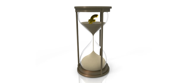 ポンド/通貨/記号/砂時計