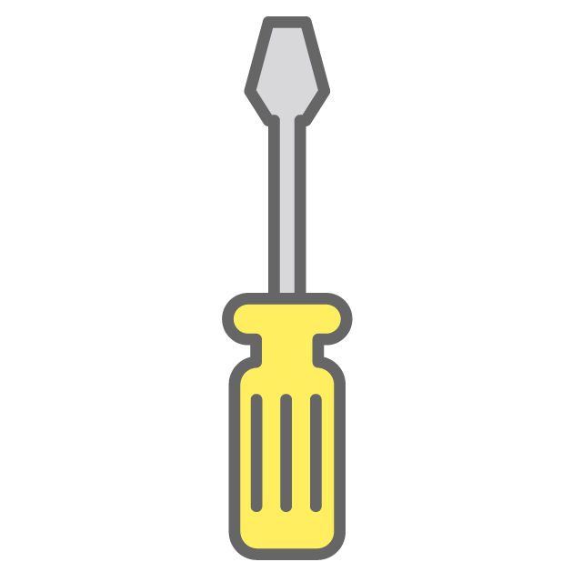 Tighten the screws-Illustration / Free material / Icon / Clip art / Picture / Simple