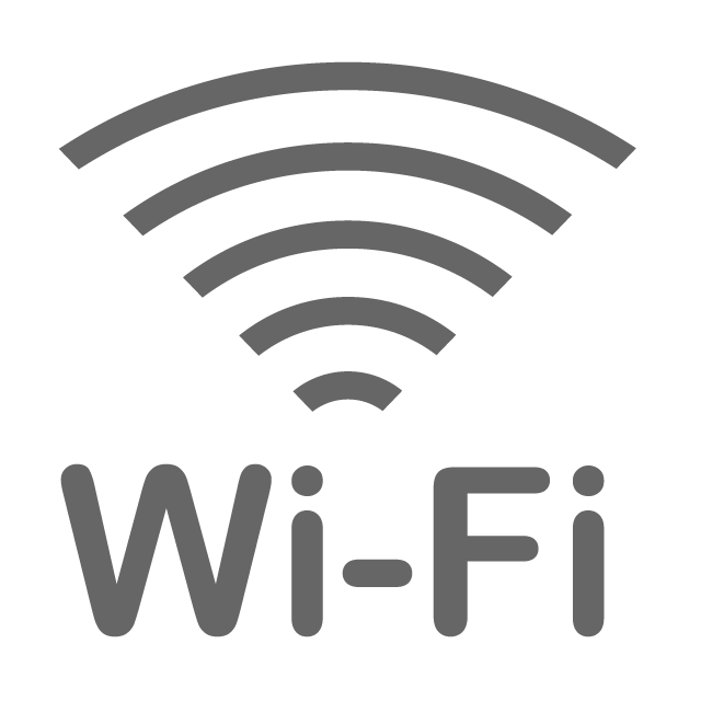 Wi-Fi usable image-Illustration / Free material / Icon / Clip art / Picture / Simple