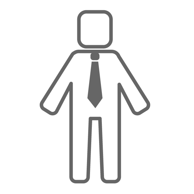Image representing office worker-Illustration / Free material / Icon / Clip art / Picture / Simple