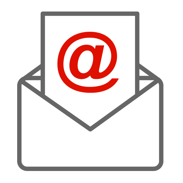 Image of receiving email-Illustration / Free material / Icon / Clip art / Picture / Simple