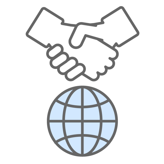 Earth / Agreement-Illustration / Free Material / Icon / Clip Art / Picture / Simple
