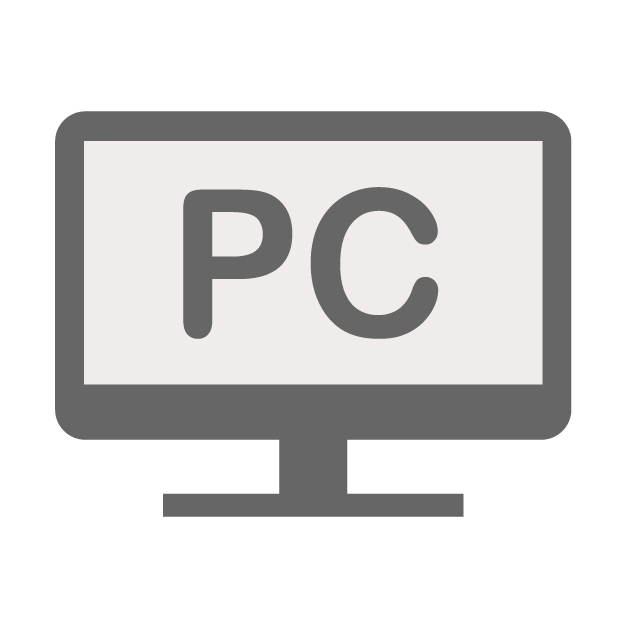 Personal Computer-Illustration / Free Material / Icon / Clip Art / Picture / Simple