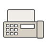 FAX equipment-Free icon material | Business