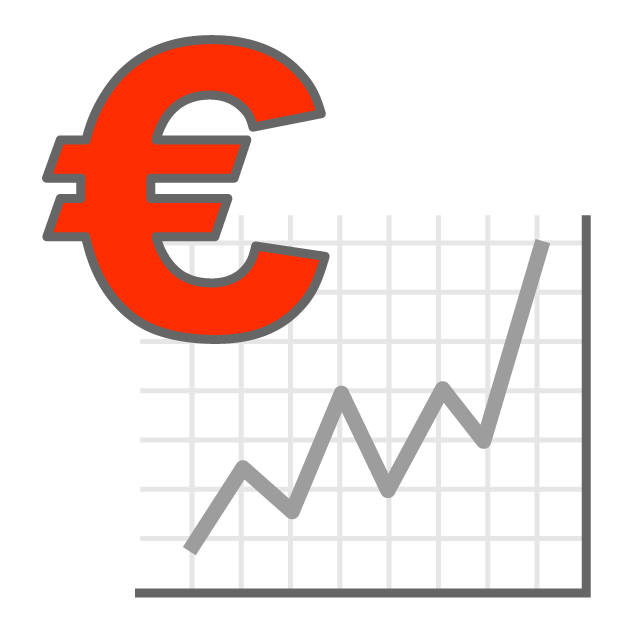 Euro Market --Illustration / Free Material / Icon / Clip Art / Picture / Simple
