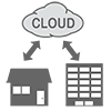 Convenient cloud service-Free icon material | Business