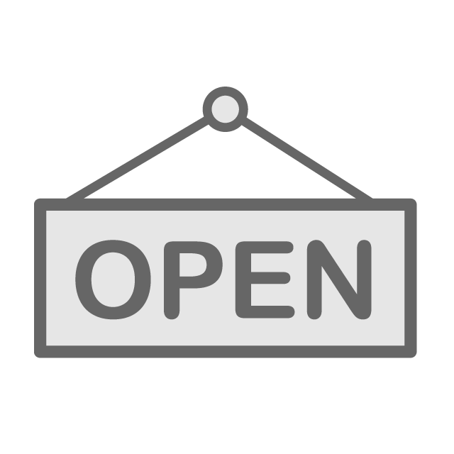 Open / Open --Illustration / Free Material / Icon / Clip Art / Picture / Simple