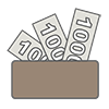 Money ｜ Wallet --Free Icon Material ｜ Business