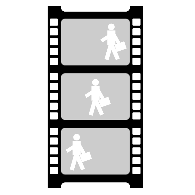 Movie-Illustration / Free Material / Icon / Clip Art / Picture / Simple