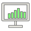 Statistics ｜ Search --Free Icon Material ｜ Business