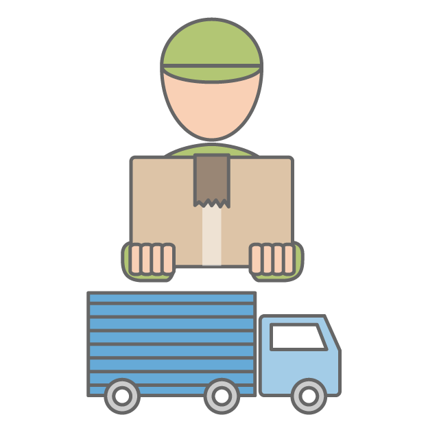 Driver-Illustration / Free Material / Icon / Clip Art / Picture / Simple
