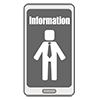 Personal | Information | Mobile Phone-Free Icon Material | Business